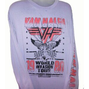 Van Halen World Tour Invation 1980 Tour Nice Cozy Shirt! XXX-Large